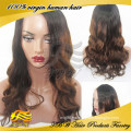 Factory price most fashion brazilian hair blonde u part wig